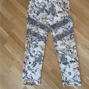 BCBGMaxAzria Floral Print Pants - Multicolor